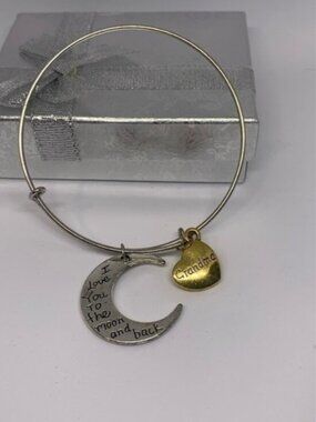 Gold and silver tone grandma bracelet.